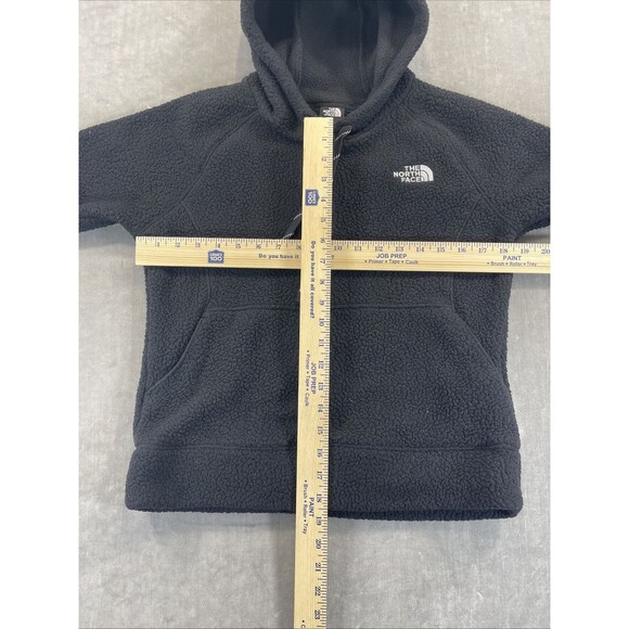 The North Face Women’s Black Fuzzy Fleece Hoodie Size Small - Picture 4 of 6